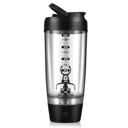 Titan PowerMix™ Electric Protein Shaker Bottle — Large Capacity Portable Sports Cup with Measurement Scale for Smooth Protein Shakes & Fitness Hydration