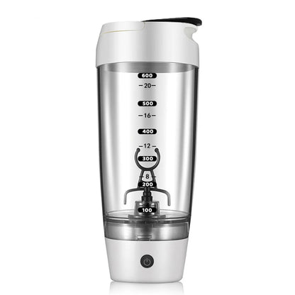 Titan PowerMix™ Electric Protein Shaker Bottle — Large Capacity Portable Sports Cup with Measurement Scale for Smooth Protein Shakes & Fitness Hydration