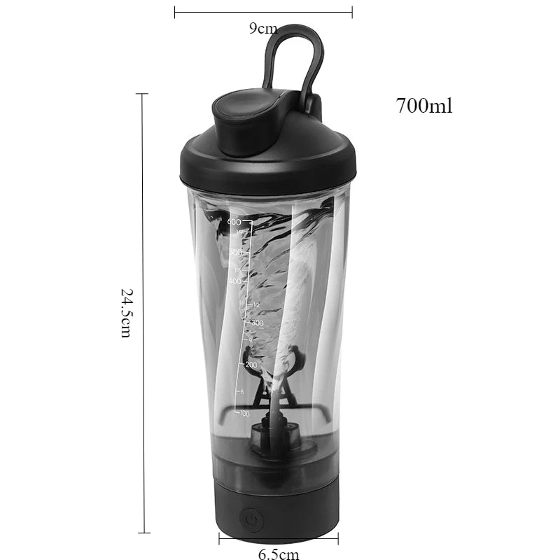 Leviathan ProBlend™ Premium Electric Protein Shaker Cup — BPA-Free USB Rechargeable Portable Blender Bottle, Reusable Fitness Shaker for Indoor & Outdoor Training